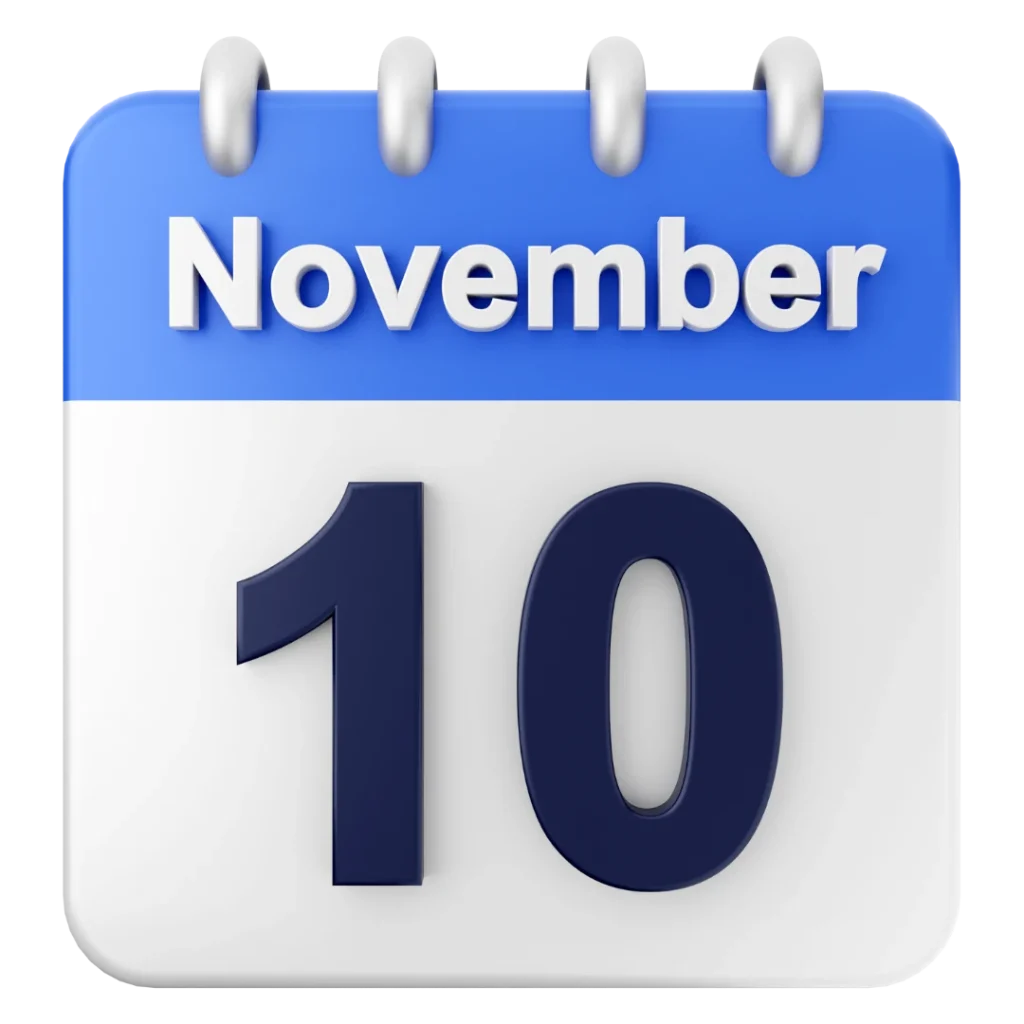 10 november 2022
