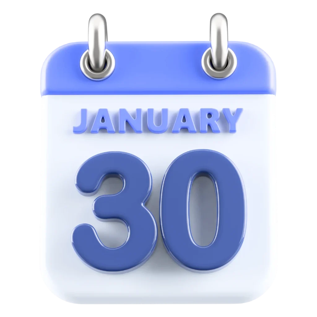 30 januari 2025
