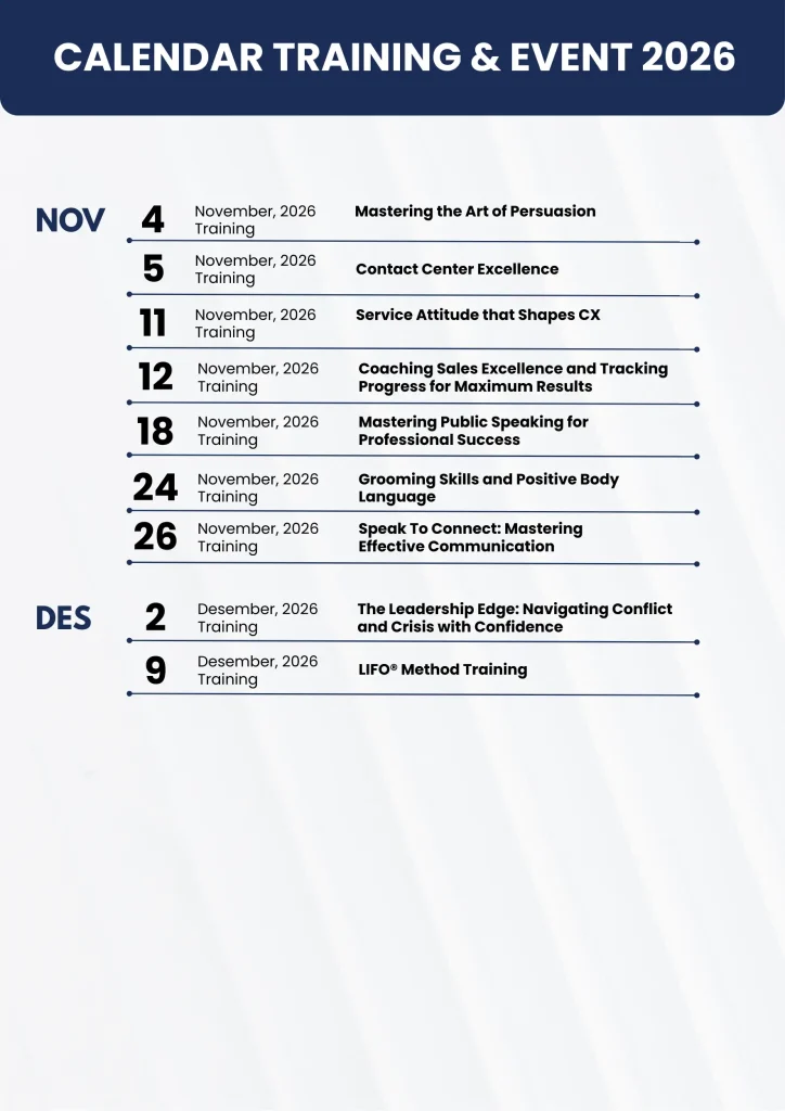 Kalender Training 2026 Hal 6